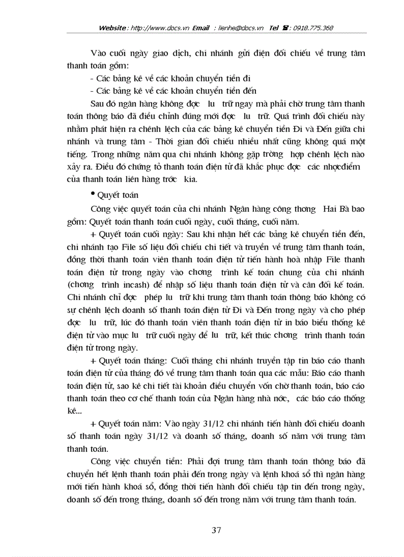 image for page Một số giải pháp nhằm nâng cao chất lượng công tác thanh toán điện tử tại NHCT Hai Bà Trưng