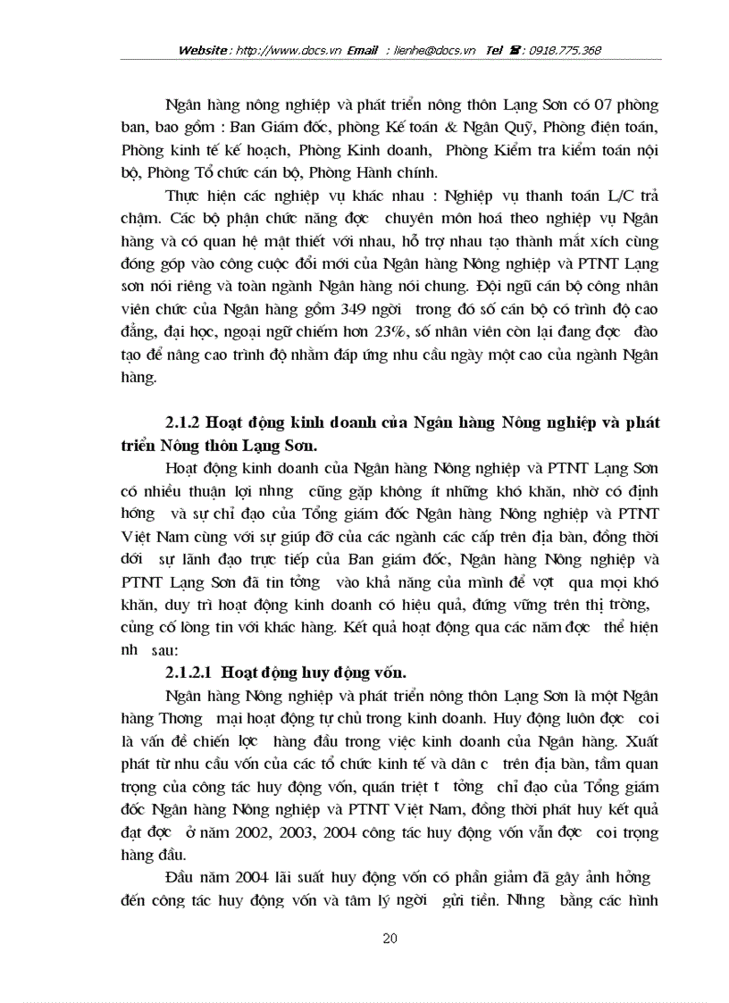 image for page Giải pháp tăng cường huy động vốn của ngân hàng nông nghiệp và ptnt lạng sơn