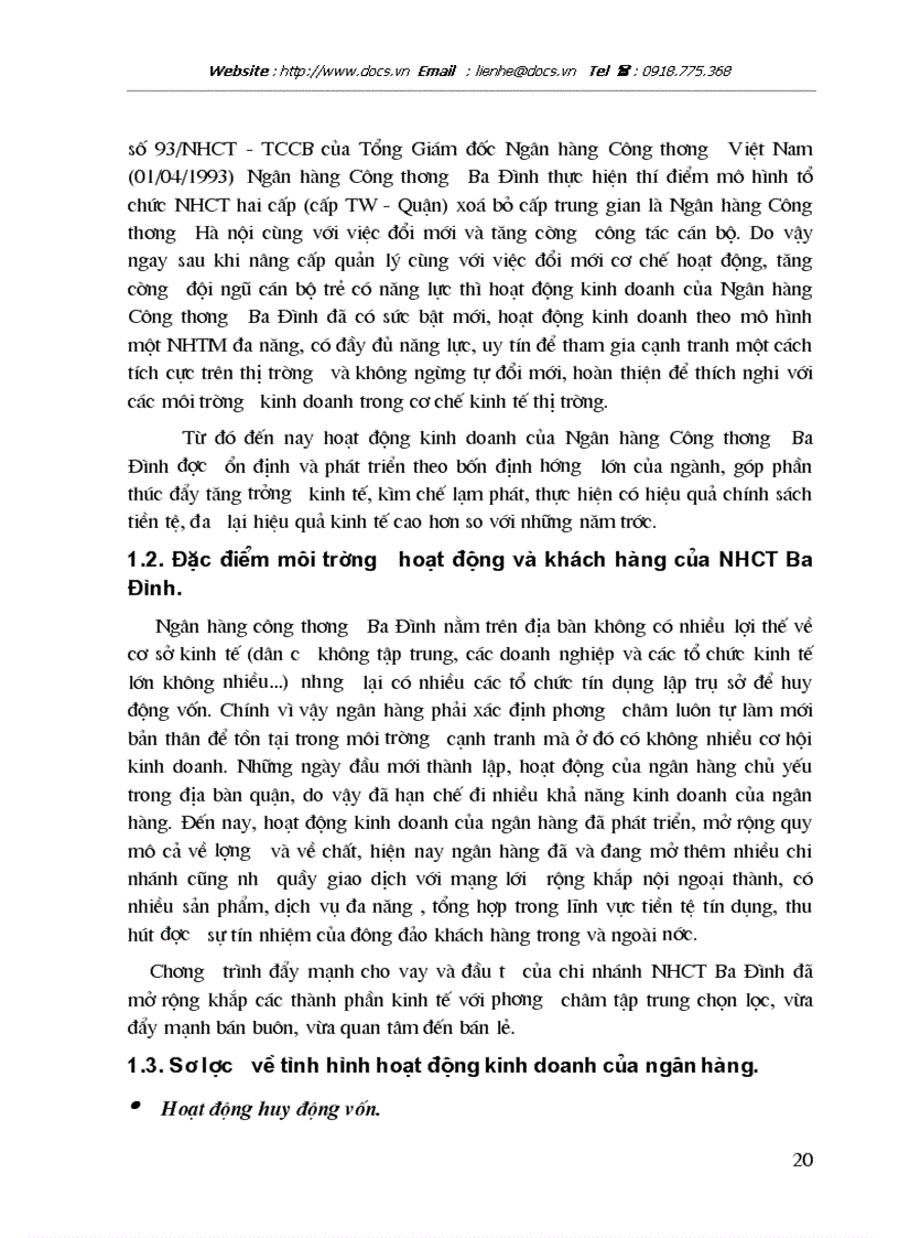 image for page Giải pháp tăng cường huy động vốn tại ngân hàng công thương Ba Đình