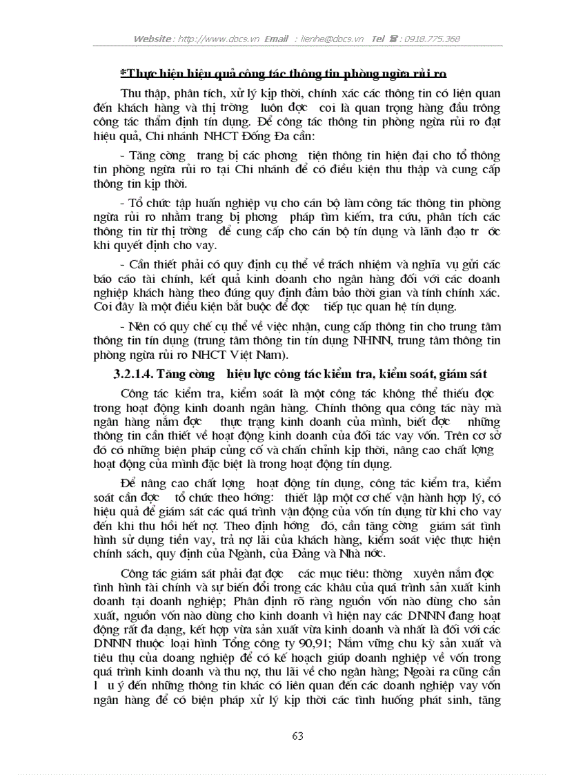 image for page Giải pháp nâng cao chất lượng tín dụng khi cho vay Doanh nghiệp Nhà nước tại Chi nhánh Ngân hàng Công thương Khu vực Đống Đa