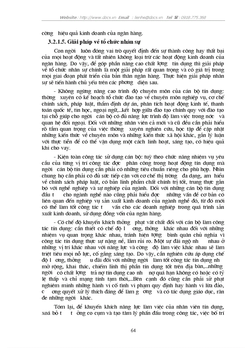 image for page Giải pháp nâng cao chất lượng tín dụng khi cho vay Doanh nghiệp Nhà nước tại Chi nhánh Ngân hàng Công thương Khu vực Đống Đa