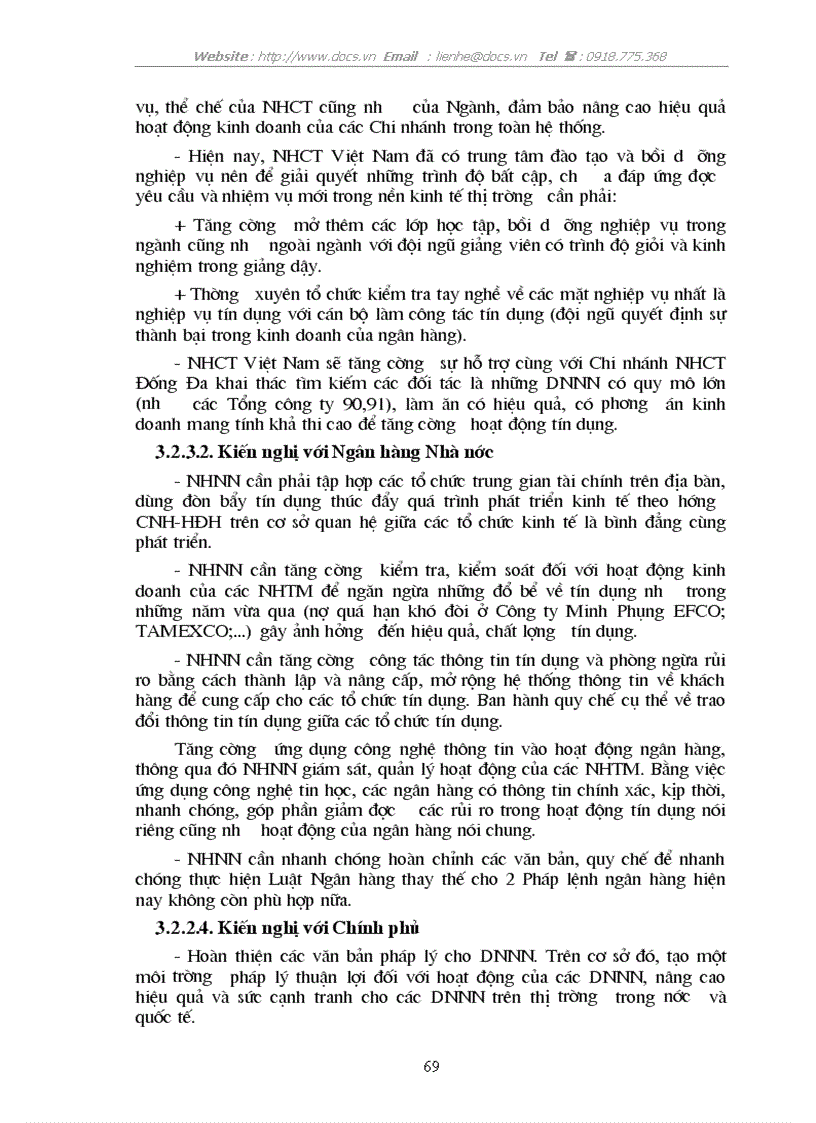 image for page Giải pháp nâng cao chất lượng tín dụng khi cho vay Doanh nghiệp Nhà nước tại Chi nhánh Ngân hàng Công thương Khu vực Đống Đa