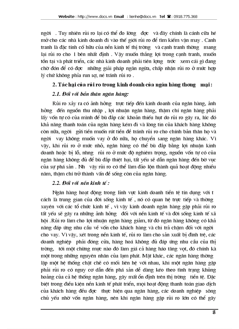 image for page Tín dụng và rủi ro trong hoạt động tín dụng của ngân hàng thương mại