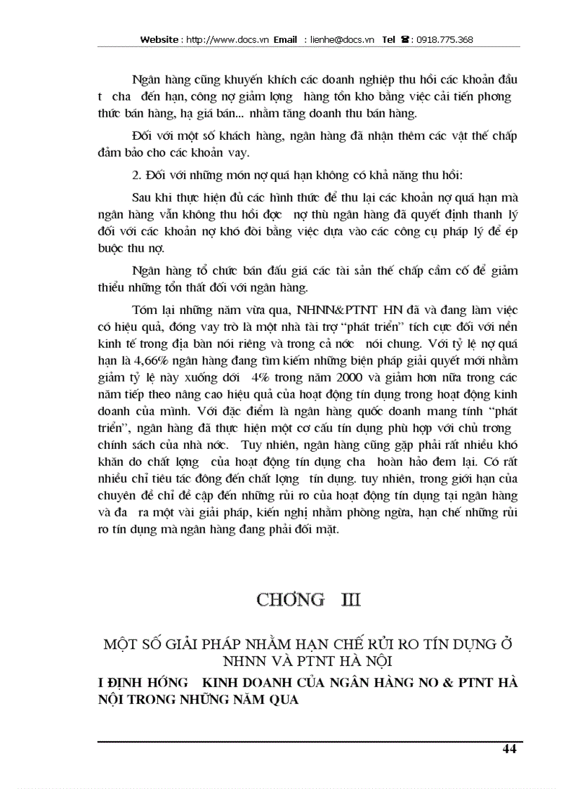 image for page Tín dụng và rủi ro trong hoạt động tín dụng của ngân hàng thương mại