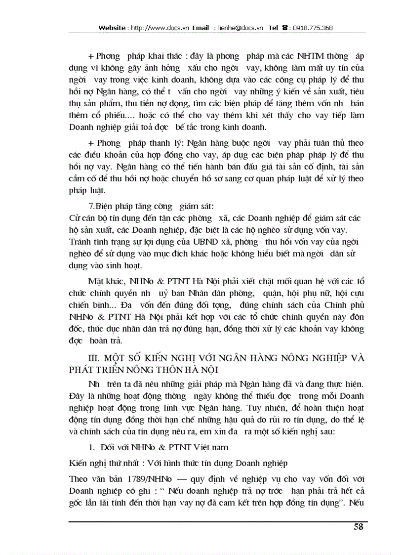 image for page Tín dụng và rủi ro trong hoạt động tín dụng của ngân hàng thương mại