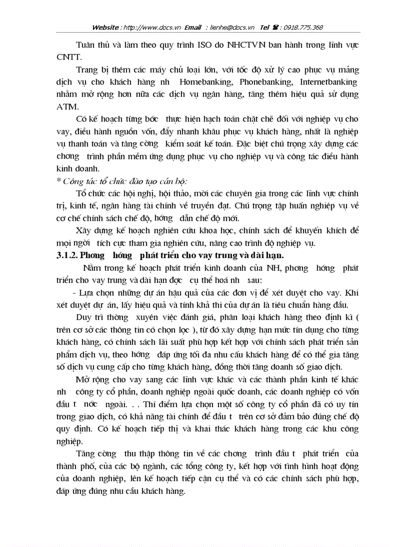 image for page Giải pháp nâng cao chất lượng cho vay trung và dài hạn tại Chi nhánh Ngân hàng Công thương khu vực Chương Dương
