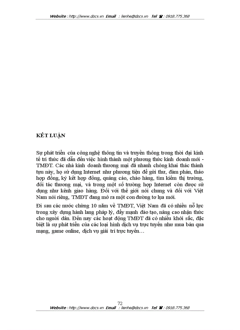 image for page Thực trạng và giải pháp phát triển thương mại điện tử ở Việt Nam