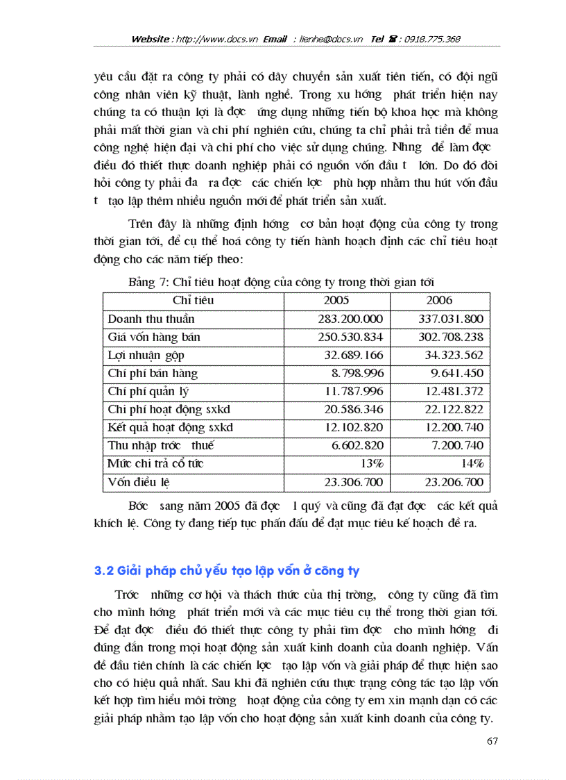 image for page Giải pháp chủ yếu tạo lập vốn cho hoạt động sản xuất kinh doanh ở Công ty cổ phần May Thăng Long