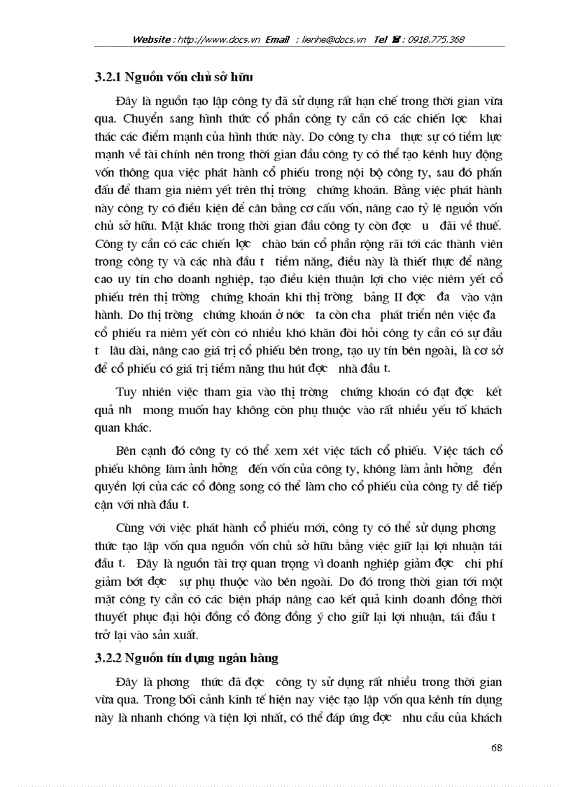 image for page Giải pháp chủ yếu tạo lập vốn cho hoạt động sản xuất kinh doanh ở Công ty cổ phần May Thăng Long