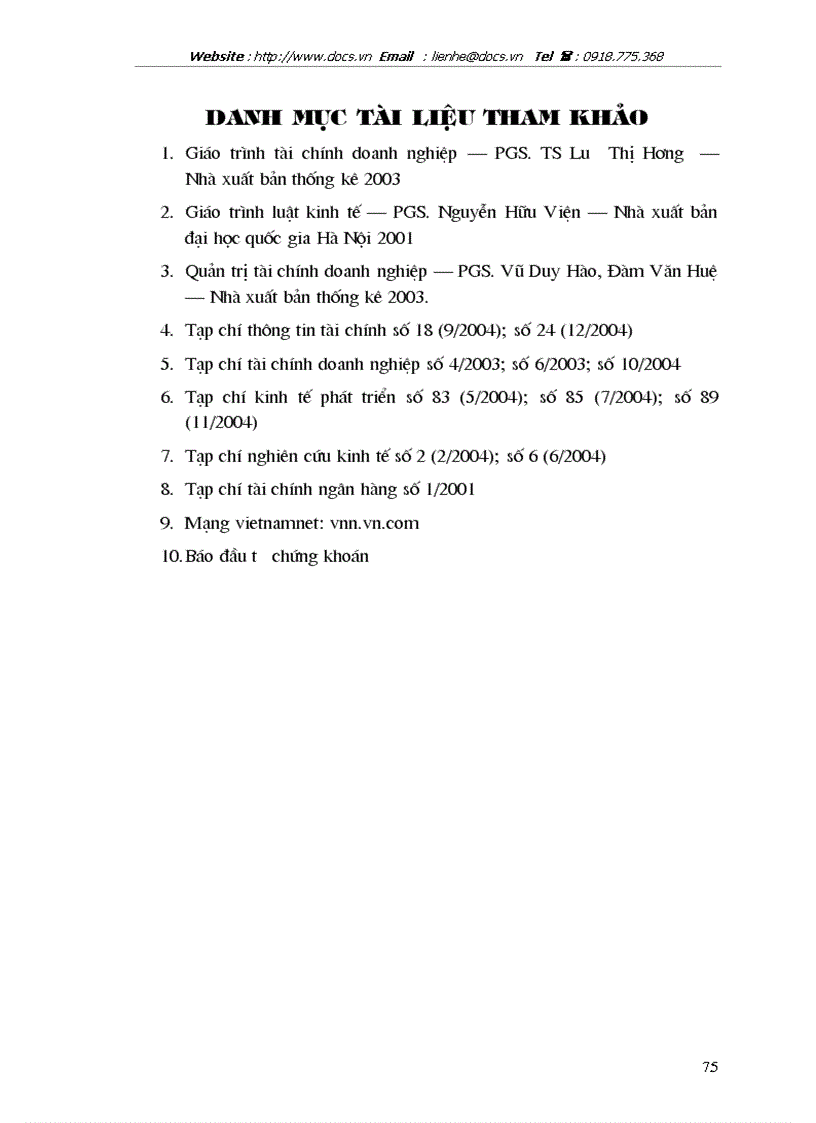 image for page Giải pháp chủ yếu tạo lập vốn cho hoạt động sản xuất kinh doanh ở Công ty cổ phần May Thăng Long