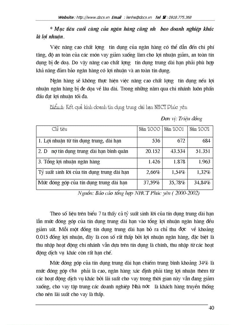 image for page Một số giải pháp nâng cao chất lượng tín dụng trung dài hạn tại Ngân hàng Công thương Phúc Yên