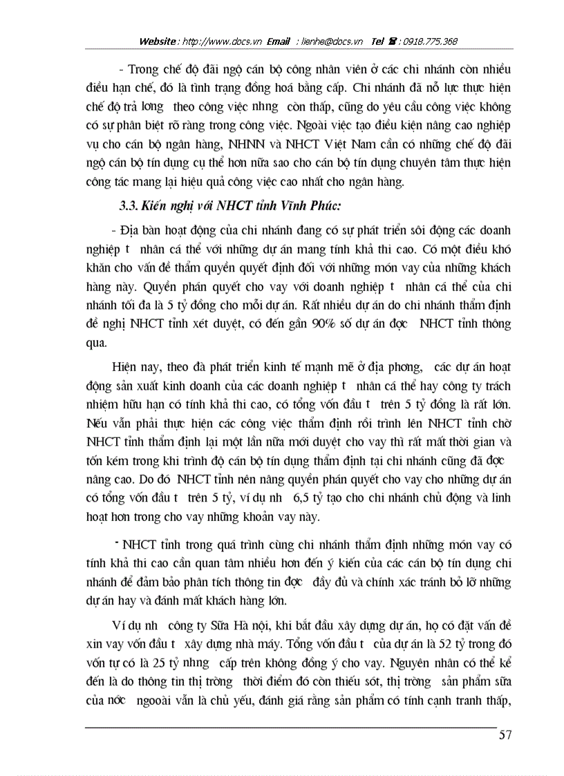 image for page Một số giải pháp nâng cao chất lượng tín dụng trung dài hạn tại Ngân hàng Công thương Phúc Yên