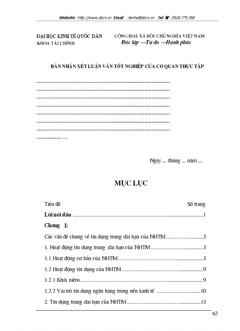 image for page Một số giải pháp nâng cao chất lượng tín dụng trung dài hạn tại Ngân hàng Công thương Phúc Yên