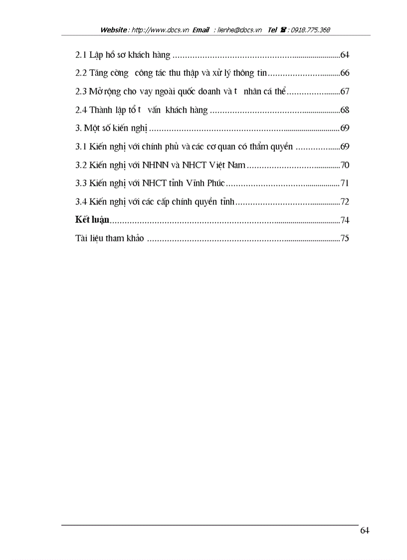 image for page Một số giải pháp nâng cao chất lượng tín dụng trung dài hạn tại Ngân hàng Công thương Phúc Yên