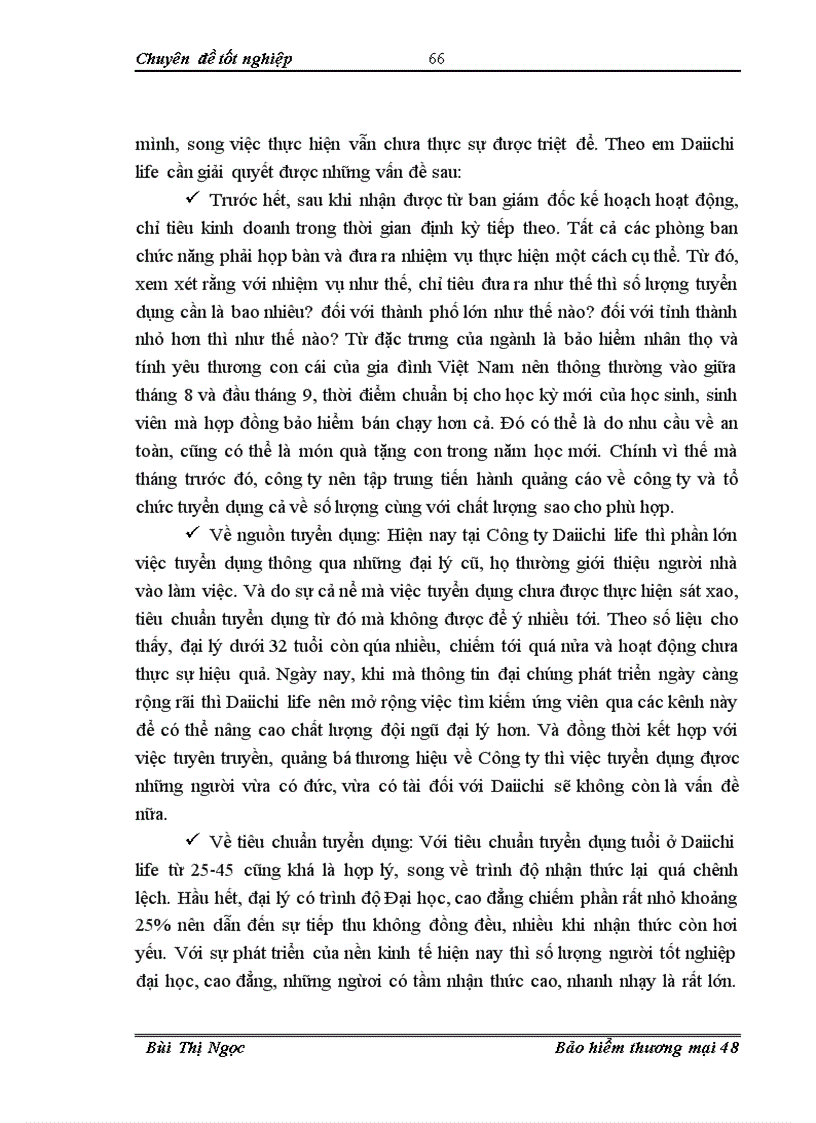 image for page Thực trạng công tác tuyển dụng và đào tạo đại lý tại Công ty bảo hiểm nhân thọ Dai ichi Việt Nam
