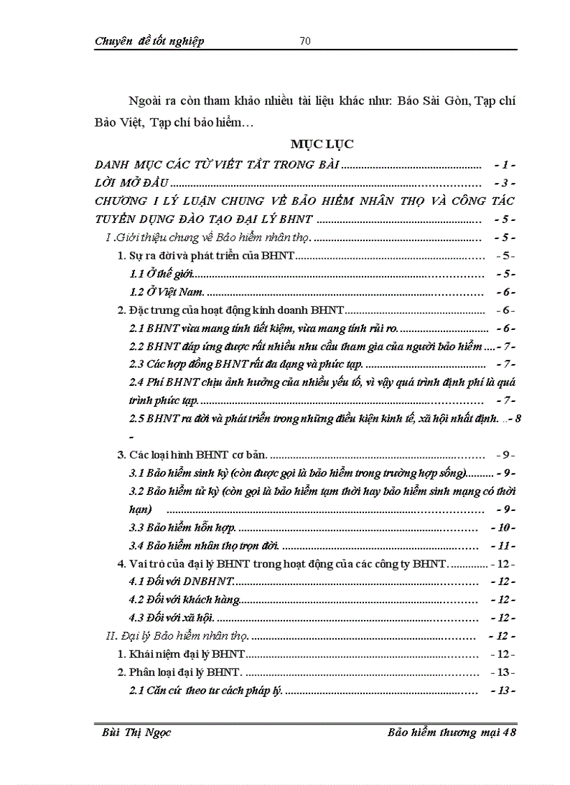 image for page Thực trạng công tác tuyển dụng và đào tạo đại lý tại Công ty bảo hiểm nhân thọ Dai ichi Việt Nam
