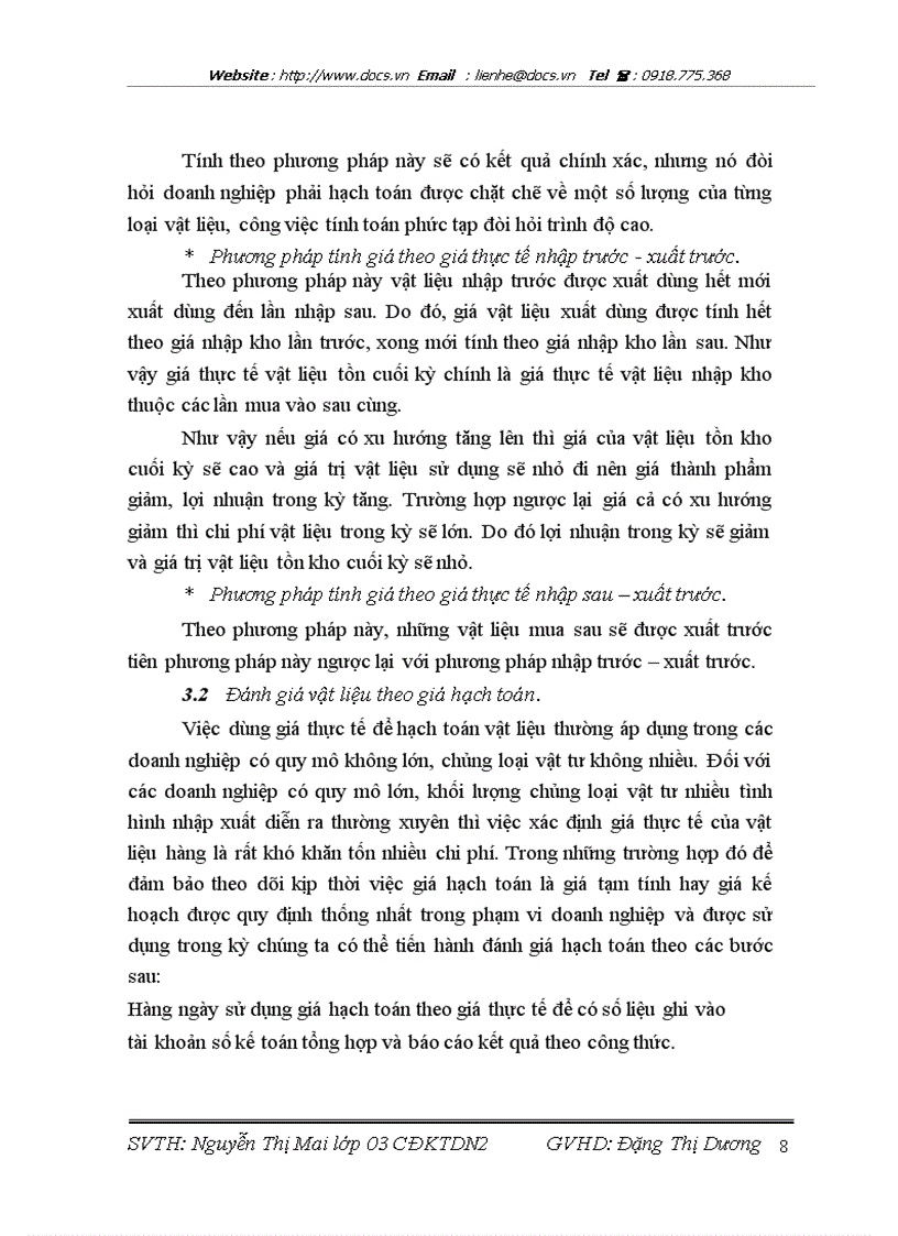 image for page Kế toán nguyên vật liệu tại Công ty TNHH YẾN THANH