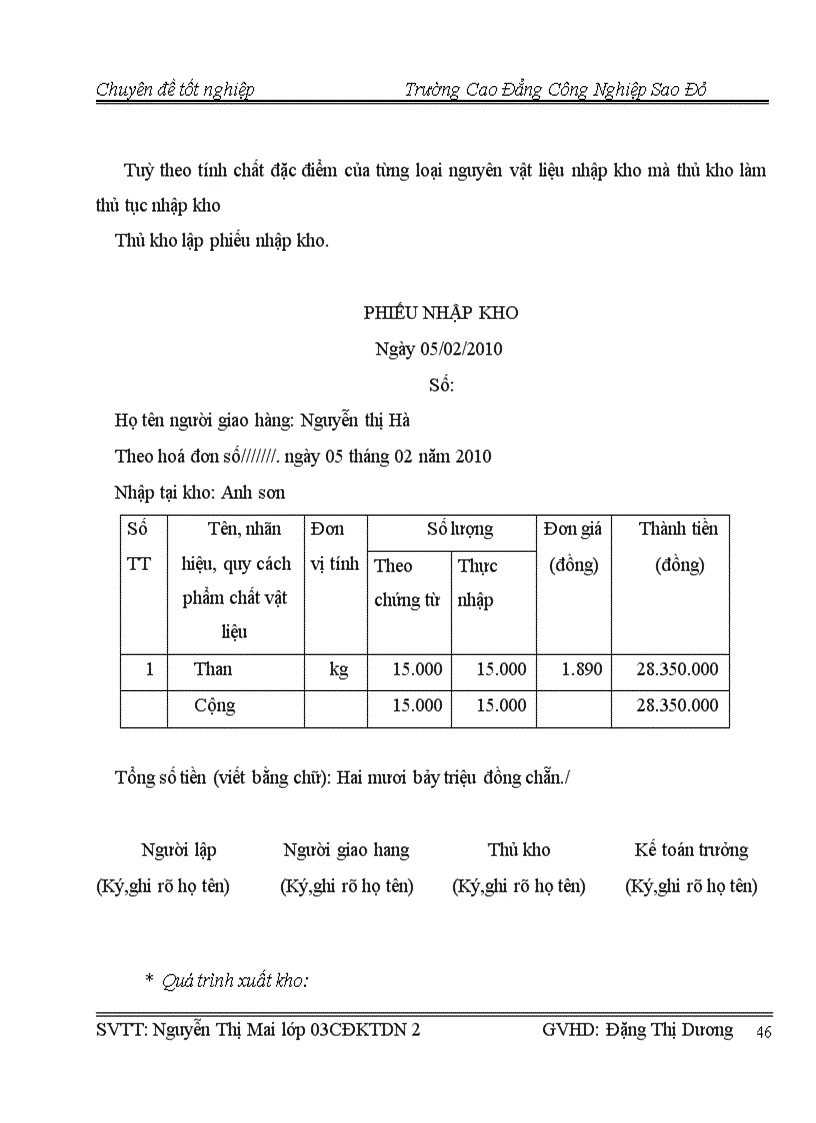 image for page Kế toán nguyên vật liệu tại Công ty TNHH YẾN THANH