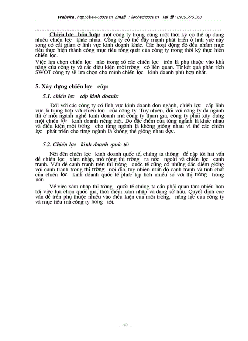 image for page Xây dựng chiến lược kinh doanh đến năm 2010 tại Công ty TNHH Dịch vụ Hỗ trợ Doanh nghiệp