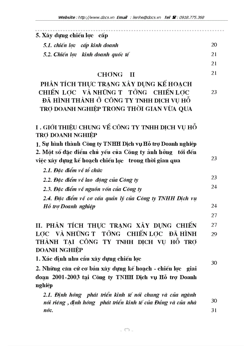 image for page Xây dựng chiến lược kinh doanh đến năm 2010 tại Công ty TNHH Dịch vụ Hỗ trợ Doanh nghiệp
