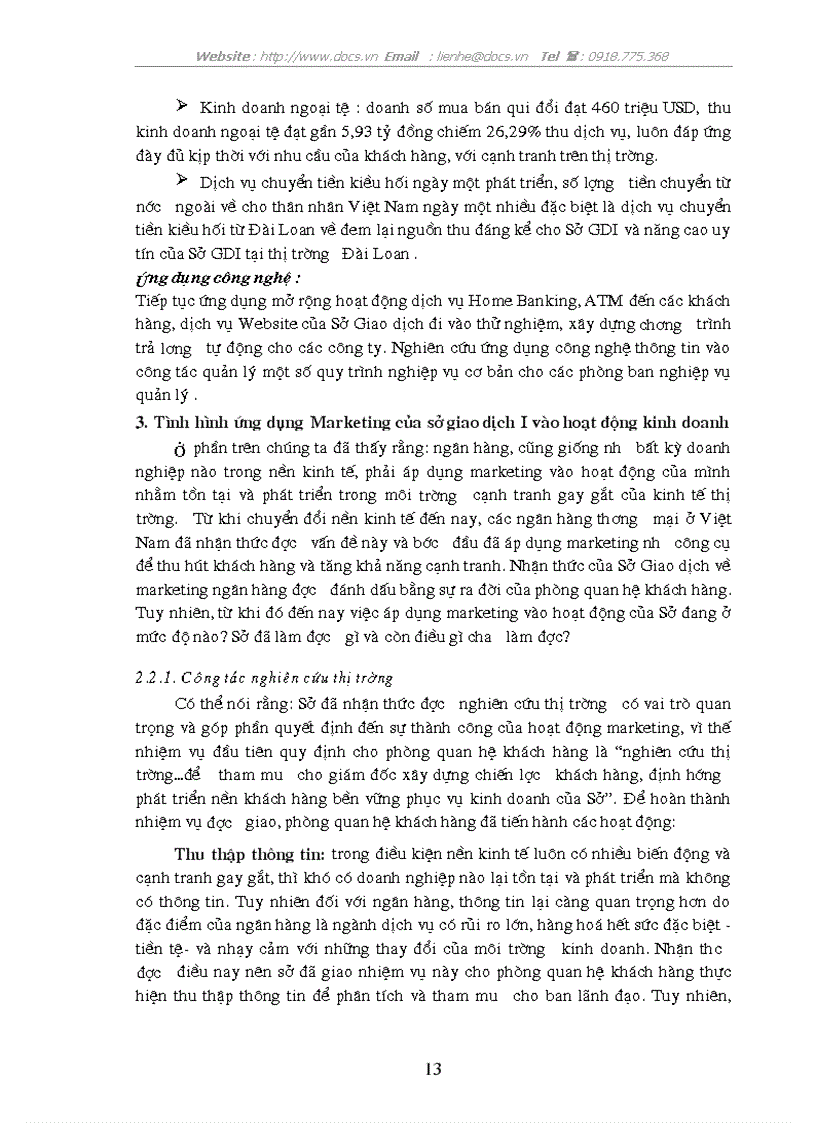 image for page Ứng dụng Marketing vào hoạt động tại sở giao dịch I ngân hàng đầu tư và phát triển Việt Nam