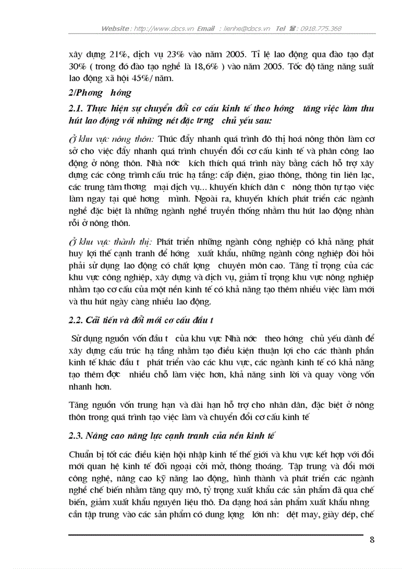 image for page Kế hoạch lao động việc làm