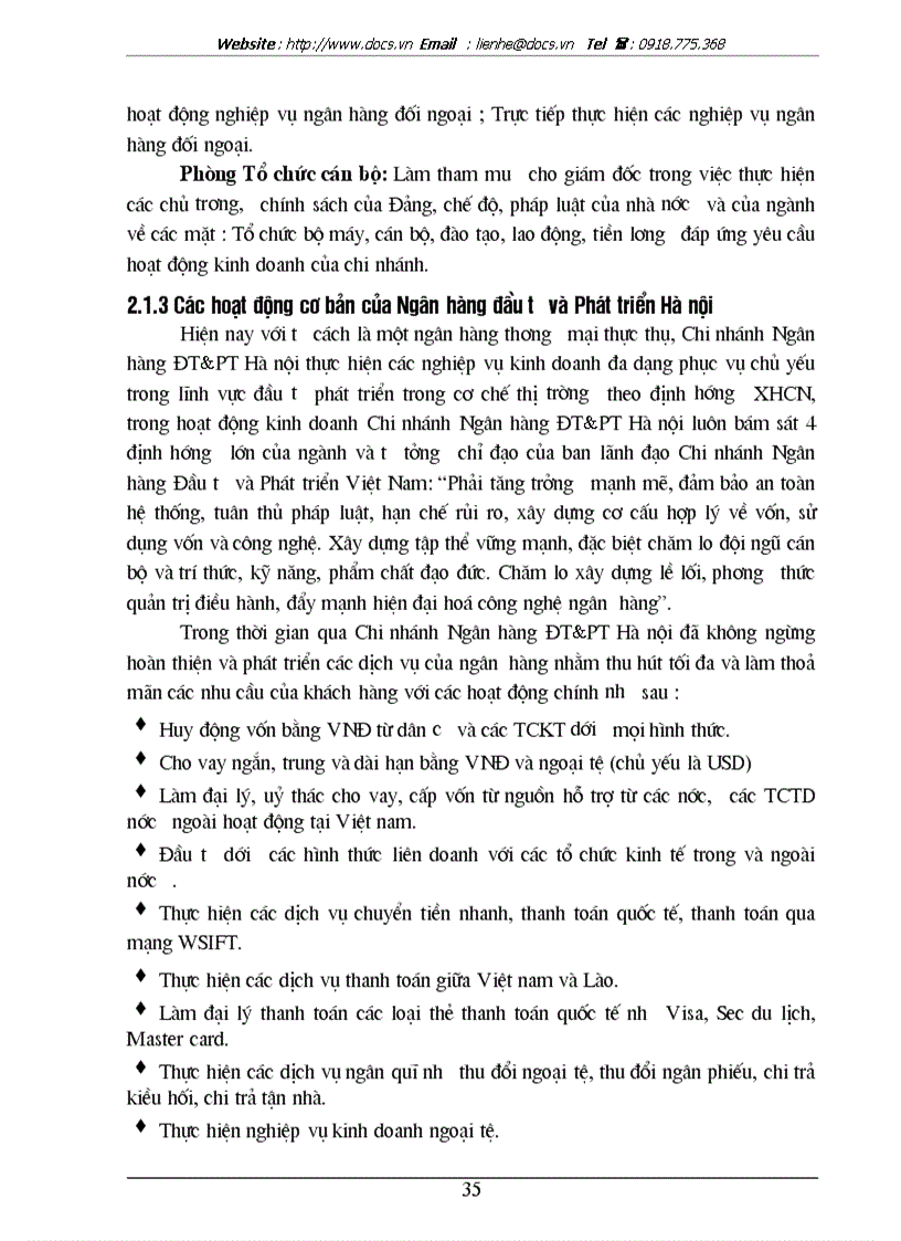 image for page Giải pháp tăng cường công tác huy động vốn tại Ngân hàng Đầu tư và Phát triển thành phố Hà nội