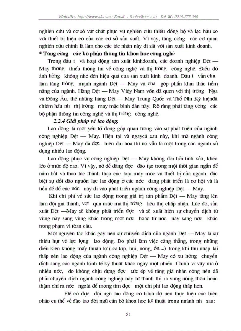 image for page Ngành Dệt May Việt Nam trên con đường hội nhập