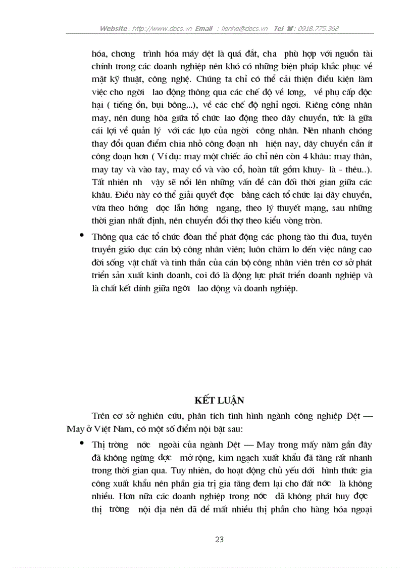 image for page Ngành Dệt May Việt Nam trên con đường hội nhập