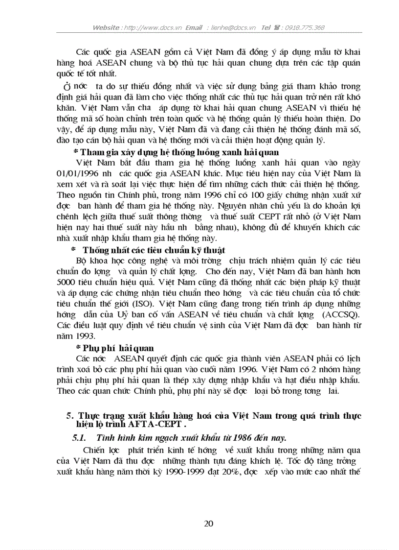 image for page Thúc đẩy xuất khẩu hàng hoá của Việt Nam trong điều kiện thực hiện lộ trình AFTA CEPT