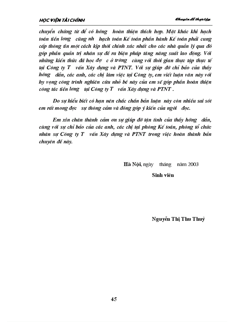 image for page Hoàn thiện tổ chức công tác kế toán tiền lương và các khoản trích theo lương tại Công ty Tư vấn Xây dựng và Phát triển Nông thôn