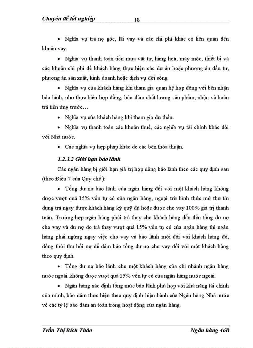 image for page Phát triển dịch vụ bảo lãnh tại Chi nhánh ngân hàng NHĐT PT BIDV Nam Hà Nội