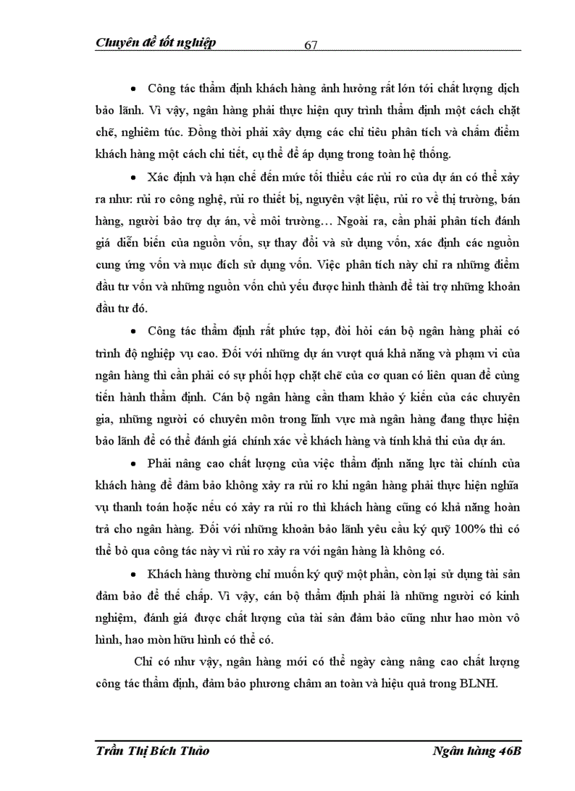 image for page Phát triển dịch vụ bảo lãnh tại Chi nhánh ngân hàng NHĐT PT BIDV Nam Hà Nội