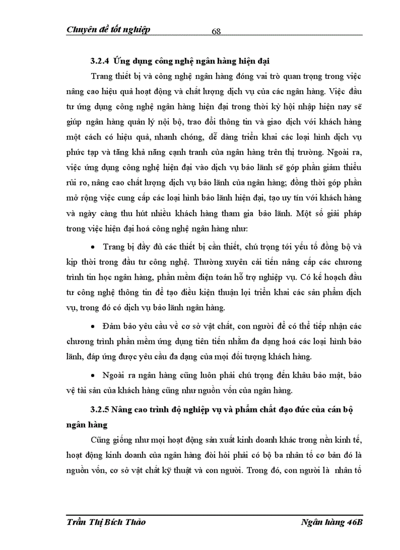 image for page Phát triển dịch vụ bảo lãnh tại Chi nhánh ngân hàng NHĐT PT BIDV Nam Hà Nội