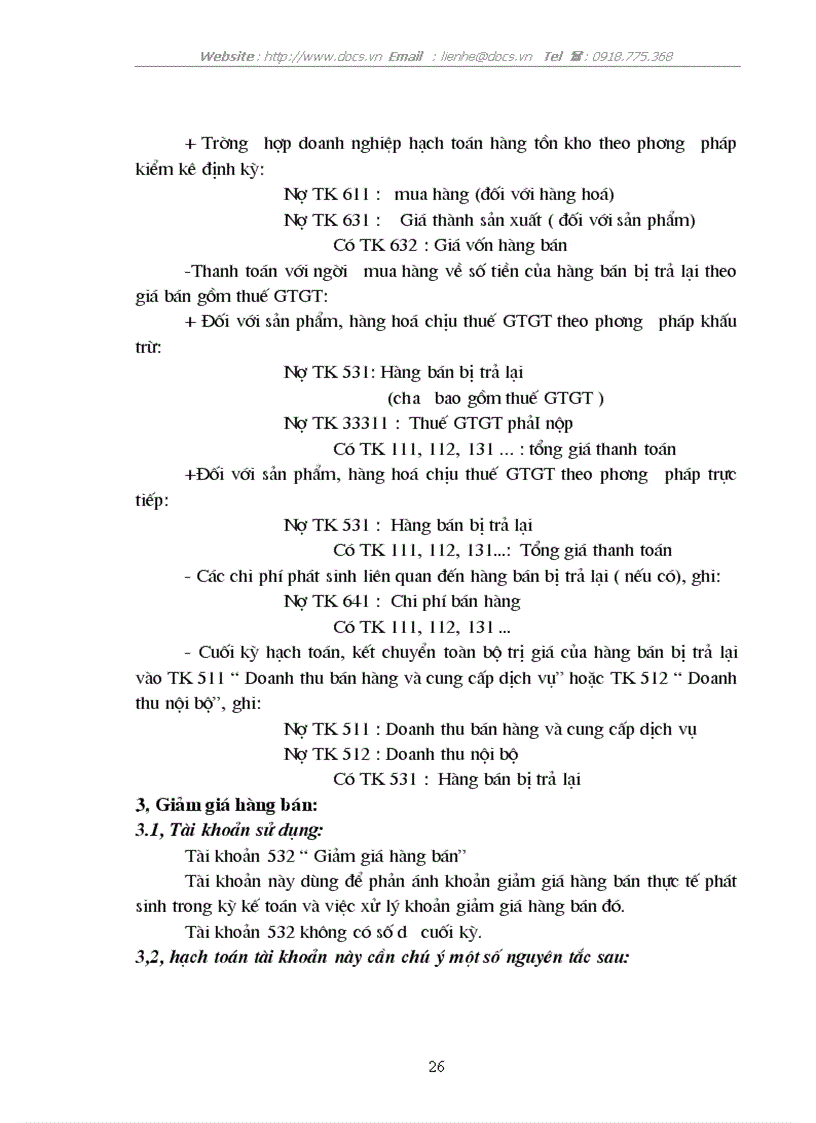 image for page Tổ chức công tác kế koán khoản doanh thu bán hàng và các khoản giảm trừ doanh thu