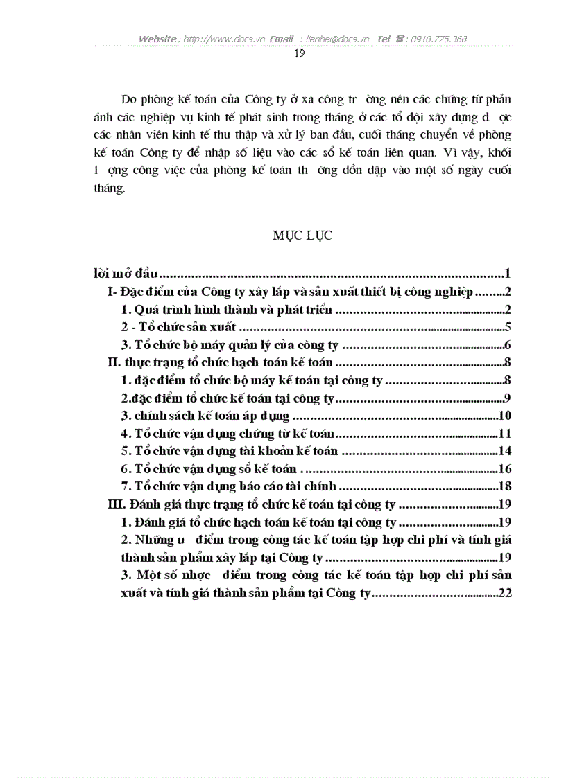 image for page Thực tập tại Công ty xây lắp và sản xuất thiết bị công nghiệp