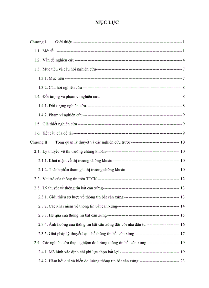 image for page Ảnh hưởng của thông tin bất cân xứng đối với nhà đầu tư trên thị trường chứng khoán tp hcm