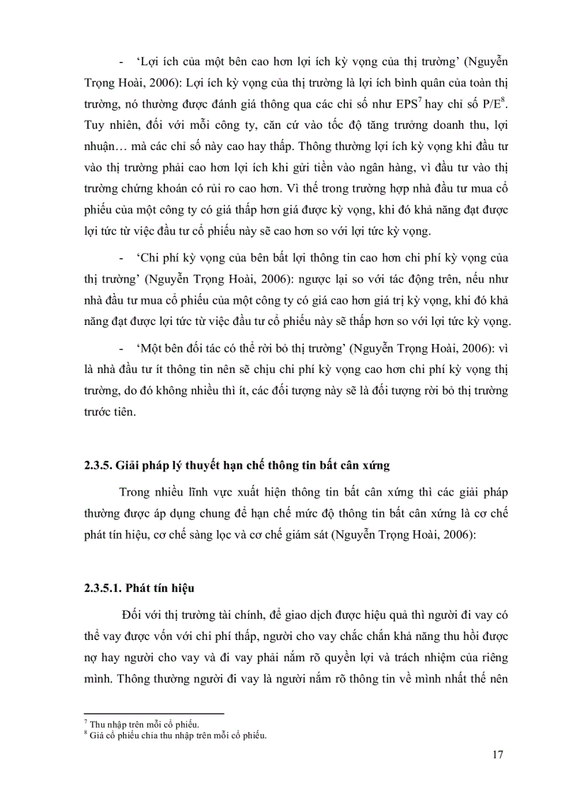 image for page Ảnh hưởng của thông tin bất cân xứng đối với nhà đầu tư trên thị trường chứng khoán tp hcm