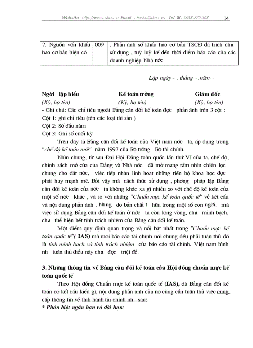 image for page Hoàn thiện bảng cân đối kế toán Việt nam