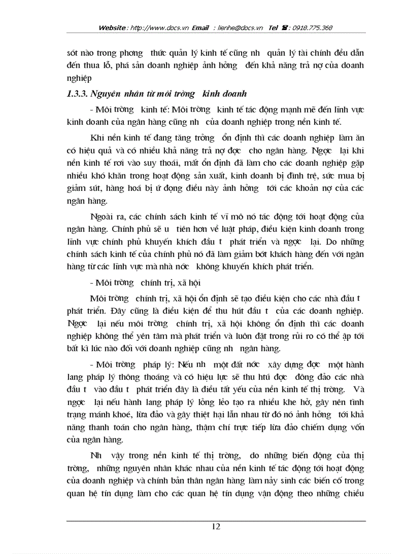 image for page Giải pháp phòng ngừa và hạn chế rủi ro trong cho vay tại ngân hàng công thương Thanh Hoá