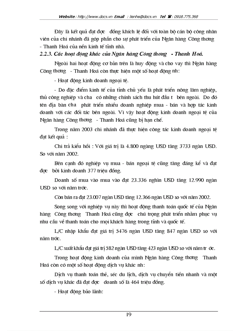 image for page Giải pháp phòng ngừa và hạn chế rủi ro trong cho vay tại ngân hàng công thương Thanh Hoá