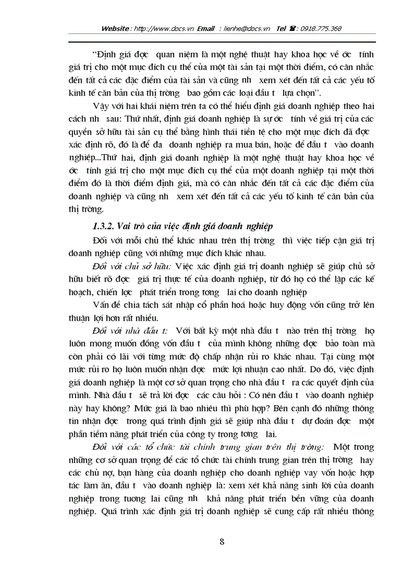 image for page Xác định giá trị doanh nghiệp những phương pháp đang được áp dụng tại các công ty chứng khoán
