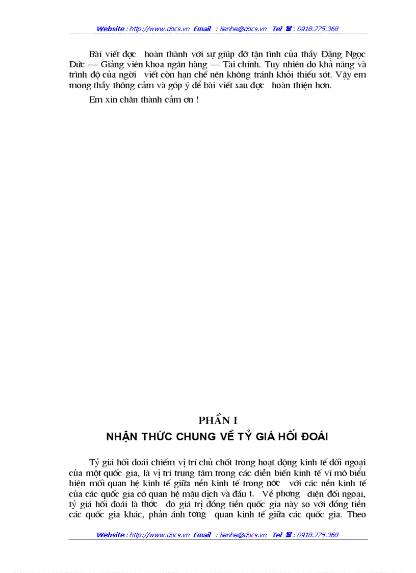 image for page Quan hệ giữa tỷ giá hối đoái với cán cân thương mại và một số giải pháp xây dựng tỷ giá hối đoái thả nổi có sự quản lý ở Việt Nam