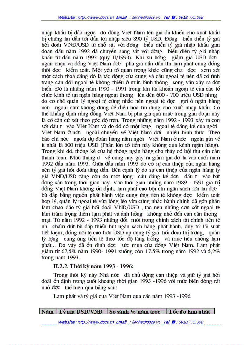 image for page Quan hệ giữa tỷ giá hối đoái với cán cân thương mại và một số giải pháp xây dựng tỷ giá hối đoái thả nổi có sự quản lý ở Việt Nam