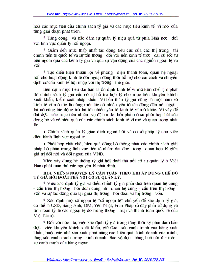 image for page Quan hệ giữa tỷ giá hối đoái với cán cân thương mại và một số giải pháp xây dựng tỷ giá hối đoái thả nổi có sự quản lý ở Việt Nam