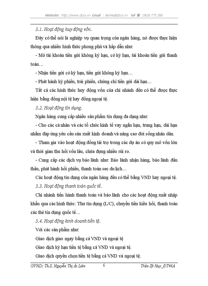 image for page Thực tập tại ngân hàng NHĐT PT BIDV Việt Nam Chi nhánh Hà Thành lt NHa gt