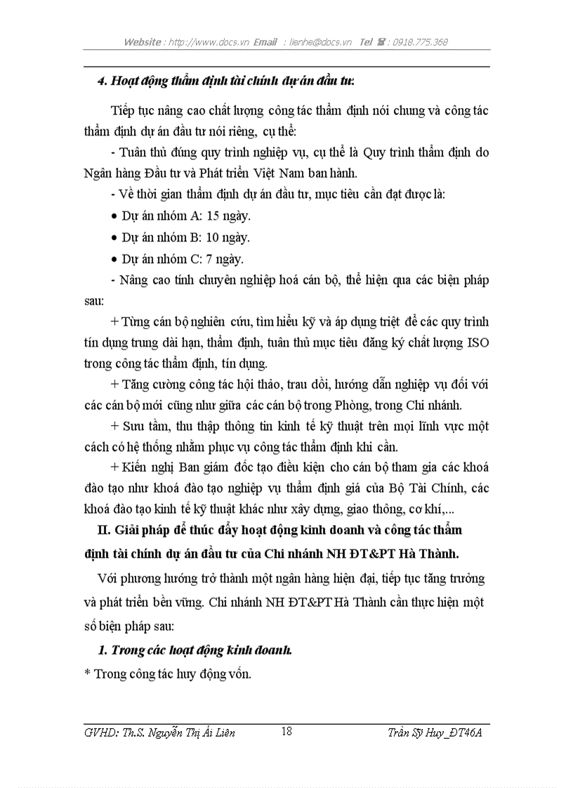 image for page Thực tập tại ngân hàng NHĐT PT BIDV Việt Nam Chi nhánh Hà Thành lt NHa gt