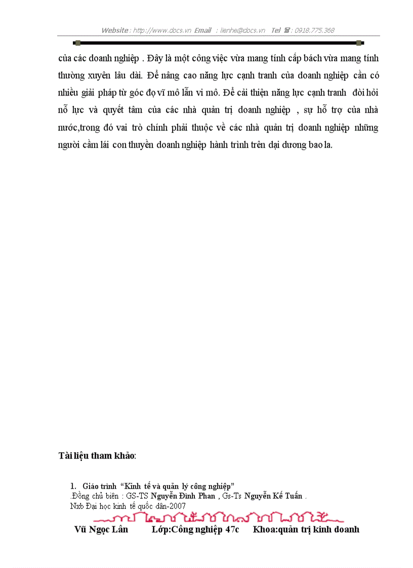 image for page Nghiên cứu về nâng cao năng lực cạnh tranh của may mặc vn