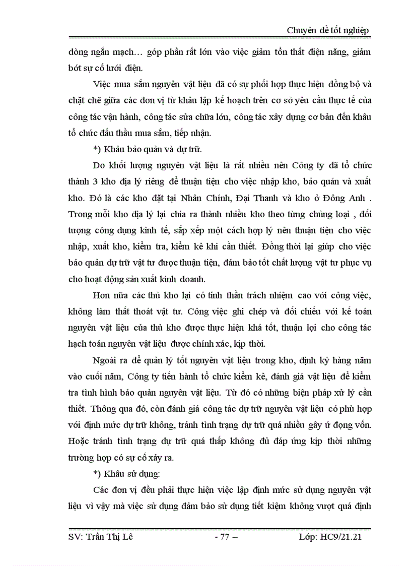 image for page Tổ chức công tác kế toán nguyên vật liệu tại Công ty Điện lực thành phố Hà Nội