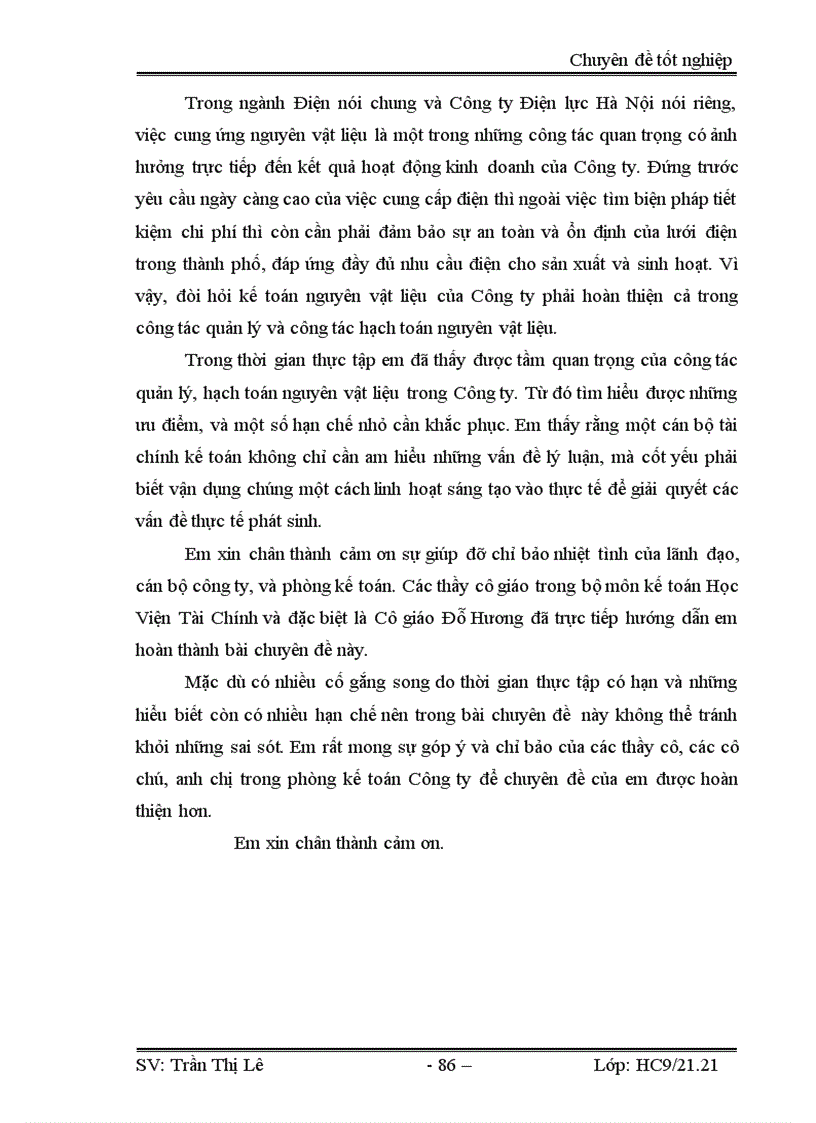 image for page Tổ chức công tác kế toán nguyên vật liệu tại Công ty Điện lực thành phố Hà Nội